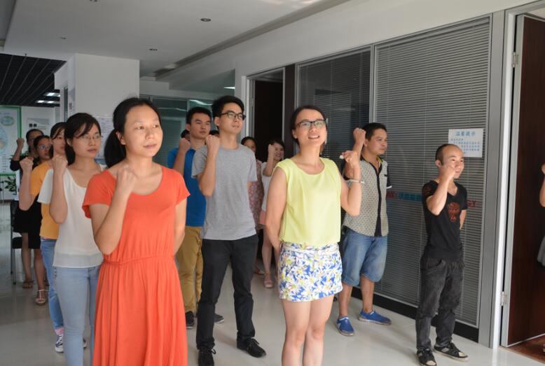 沃克能源氢氧除碳机工厂9月业务启动大会