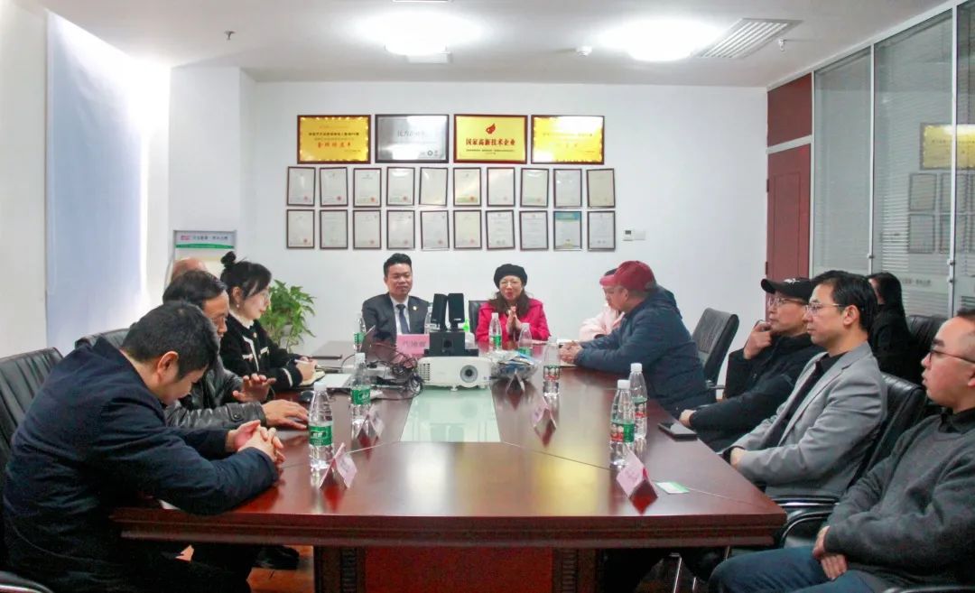 湖南省商标品牌协会会长朱增辉一行走访湖南沃克能源科技有限公司